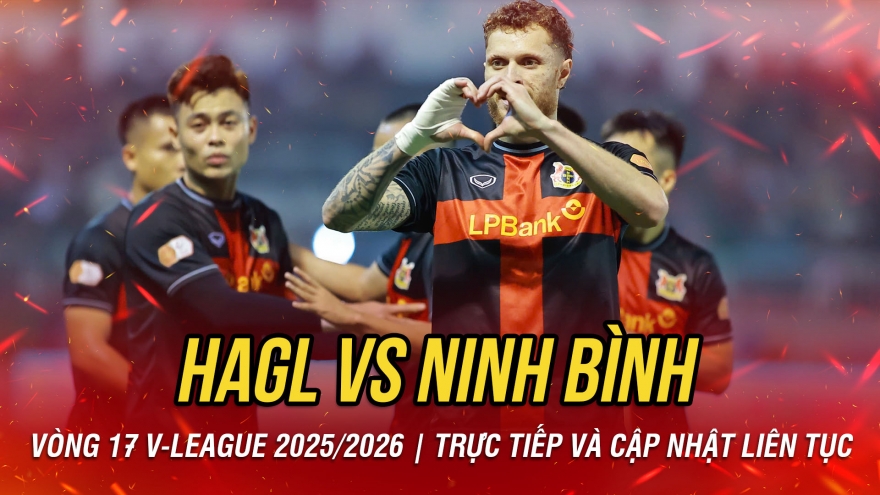 Kết quả bóng đá vòng 17 V-League tối 5-4: Ninh Bình ngược dòng thắng HAGL